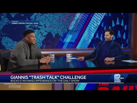 Giannis on the Daily Show
