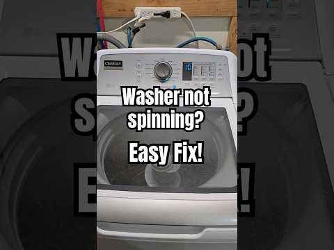 Washer Spin Cycle Issues