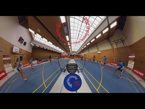 Cinema 360° Eindrücke zu Herren- & Damendoppel [2BL Neubiberg-Dillingen]