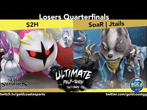 UPS 1 - S2H (Meta Knight) vs SoaR | Jtails (Wolf) (Losers Quarters) - Smash Ultimate