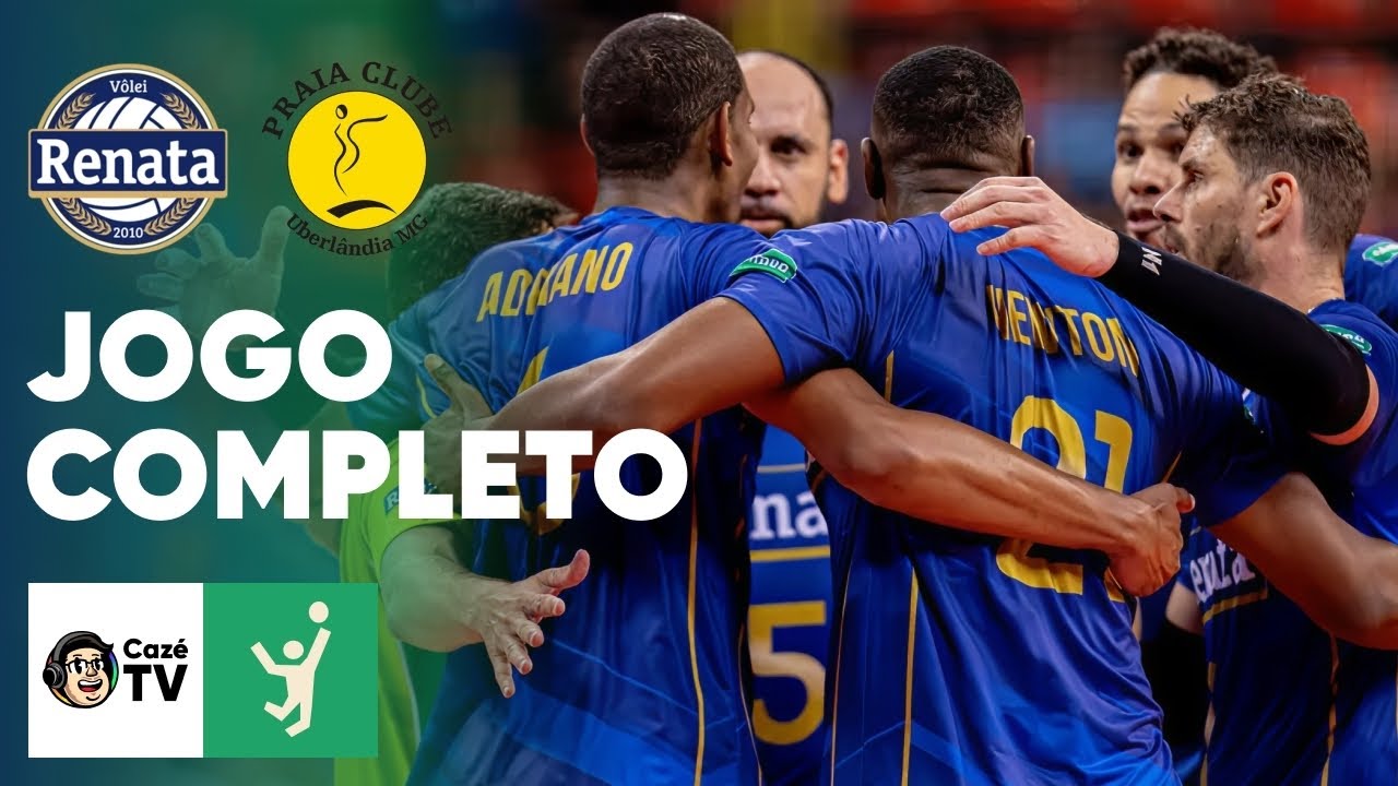 JOGO COMPLETO: VÔLEI RENATA X PRAIA CLUBE | MUNDIAL DE CLUBES DE VÔLEI MASCULINO | 2ª RODADA