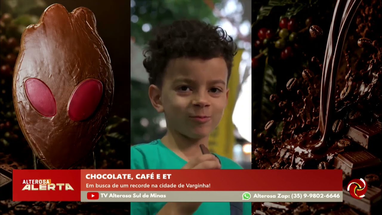 Varginha produz maior barra de chocolate com café do mundo
