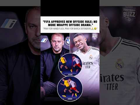 Rip Flick offside trap 😪 | MBAPEE #mbappe #offside #hansiflick #barca #madridista #viral #trending