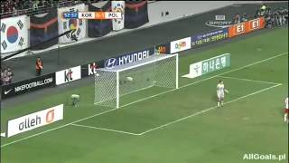 (07.10.2011) Korea Południowa - Polska 2:2 (skrót meczu) PL
