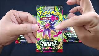 Opening 3 More Mega Evolution - Perfect Order Booster Packs │ Pokemon TCG