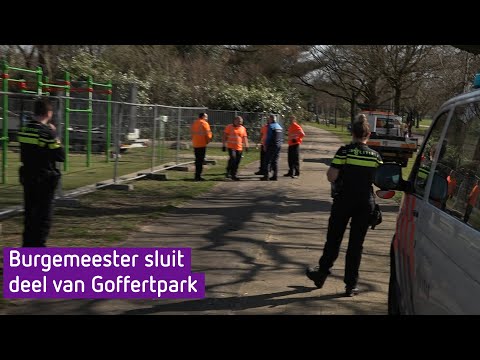 Burgemeester sluit deel van Goffertpark