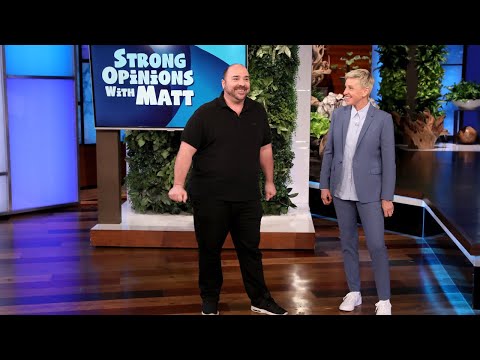 エレンのプロデューサー、マットが枕への強い意見でハードに行く (Ellen's Producer Matt Goes Hard with His Strong Opinions of Pillows)