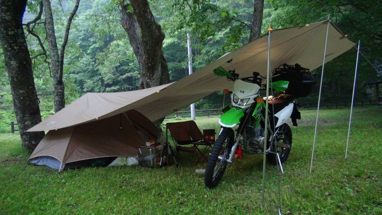 「静かな森で」 ソロキャンプツーリング！solo camping!