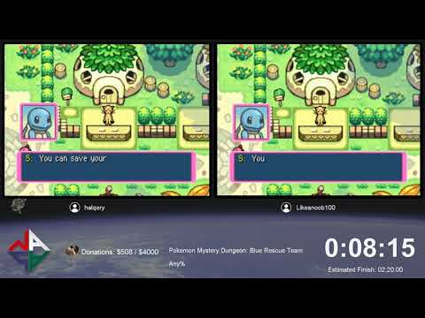 PreNASA 2016 - Pokemon Mystery Dungeon: Blue Rescue Team Any% Race by Halqery and Likeanoob100