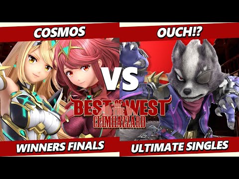 Best of the West 3 WINNERS FINALS - Cosmos (Pyra Mythra) Vs. Ouch!? (Wolf) Smash Ultimate - SSBU