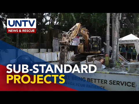 18 contractors, naka-ban dahil sa sub-standard projects sa gobyerno