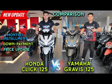 HONDA CLICK 125 VS YAMAHA GRAVIS 125 COMPARISON