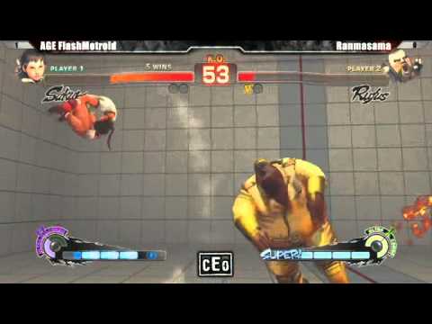 Flash Metroid ( Sakura / Zangief ) vs Ranmasama ( Rufus ) - CEO 2012