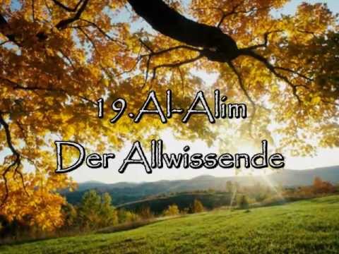 Die 99 Namen Allahs (Deutsche Übersetzung)