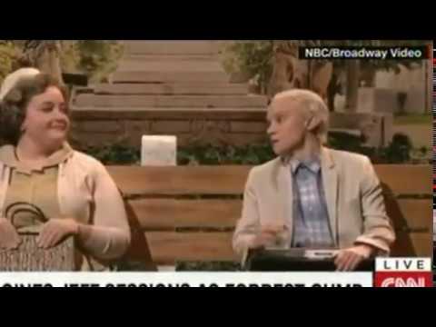 Resting Spicer and Trump SNL casts Kate McKinnon as Jeff Sessions as Forrest Gump