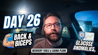 Retatrutide Vlog: Heavy Back Day, Glucose Spikes & Portable Sauna Plans (Day 26)