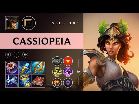Cassiopeia Top vs Ryze - VN Challenger Patch 25.22