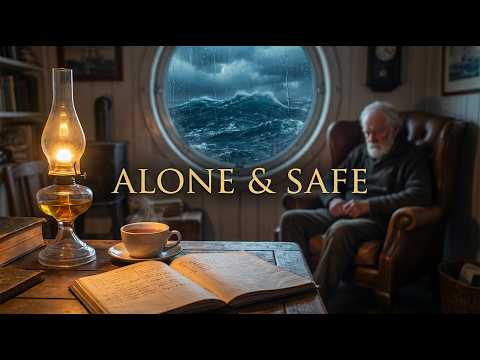 Alone at Sea: Dark History Sleep Story (Heavy Rain & Thunder)