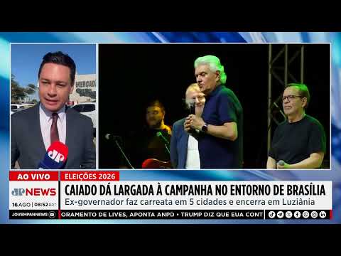 ELEIÇÕES 2026: Caiado inicia campanha eleitoral no entorno do DF