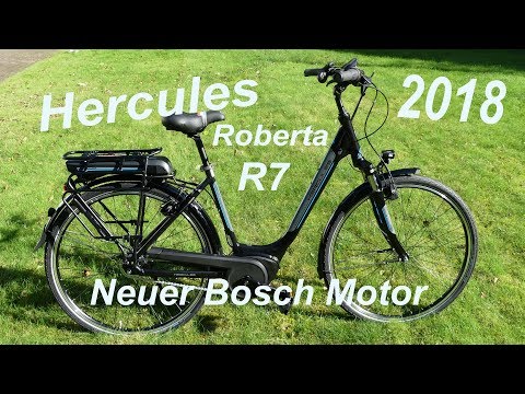 Hercules E-Bike Roberta R7, model 2018 with new Bosch motor