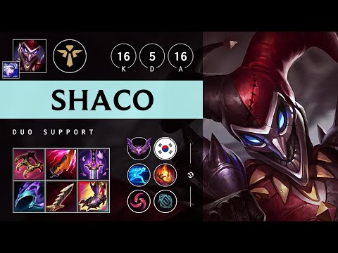 Shaco Support vs Karma - KR Master Patch 25.06