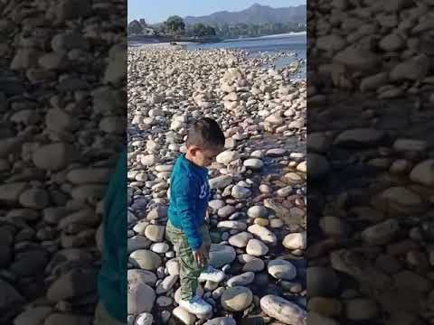 #river #izhan #fun #happydays #water #haridwar #stone #pabble #happyvibes