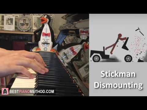 Stickman Dismounting - Main Theme Song (Piano Cover by Amosdoll)
