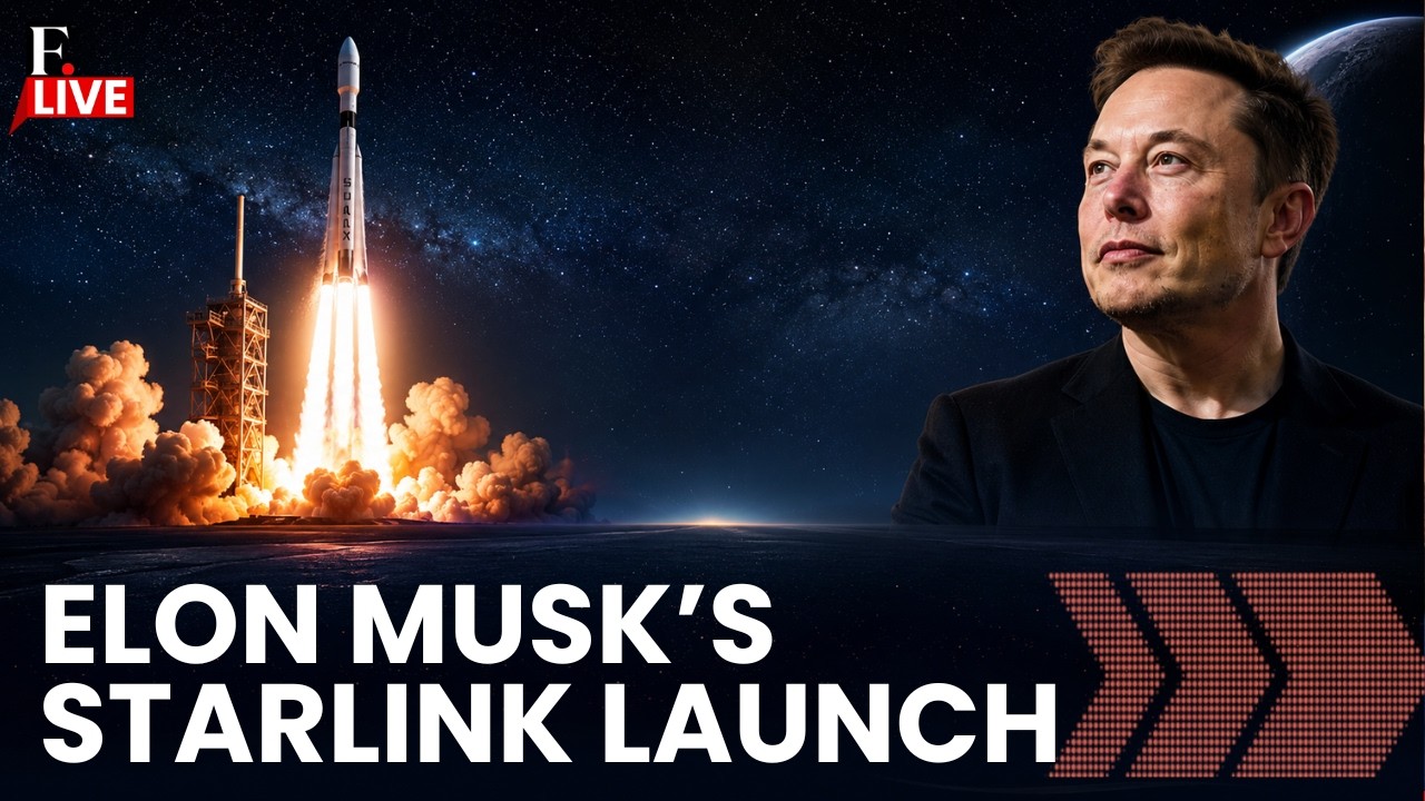 SpaceX LIVE: Musk's SpaceX Launches Its Latest Batch of Starlink Satellites