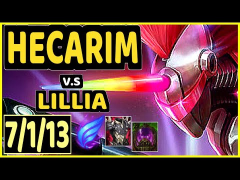 CLID (HECARIM) vs LILLIA - 7/1/13 KDA JUNGLE CHALLENGER GAMEPLAY - KR