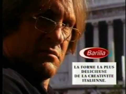 Barilla spot con Gerard Depardieu e Maria Grazia Cucinotta 1992