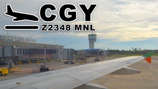 preview picture of video 'Landing at Laguindingan Airport CGY | ZEST AIR FLT Z2 348'
