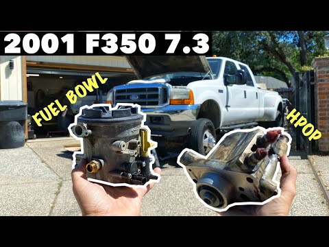 2001 Ford Powerstroke F350 7.3 - Fuel Bowl and HPOP Removal Clean and resealing RiffRaff Mods