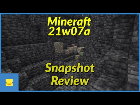 EasyGoingMC - Minecraft 21w07a Snapshot Review! GRIMSTONE, NEW ORE Textures/Generation, and More! Cave and Cliffs