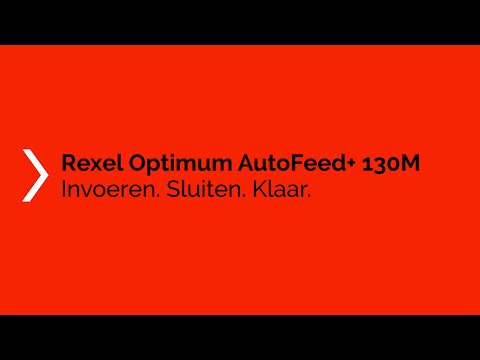Een Papiervernietiger Rexel Optimum Auto+ 130M snippers 2x15mm koop je bij Totaal Kantoor Goeree