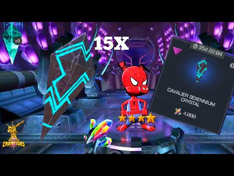 Cavalier Sexennium Crystal 15x Opening | Mcoc | Marvel Contest of Champions