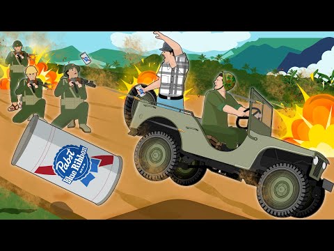 Bro does Beer Run for his Buddies in Vietnam War