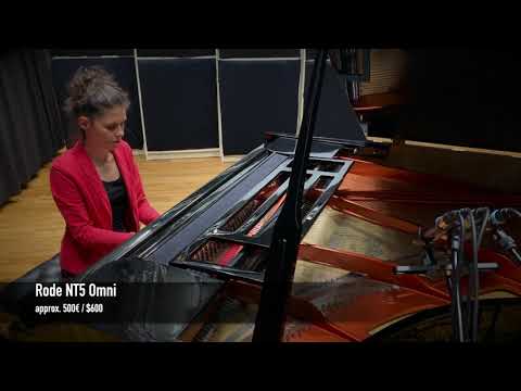 SE ELECTRONICS SE8 vs RODE NT5 vs OKTAVA MK012 vs STUDIO PROJECTS C4 - Piano Mic Shoot Out