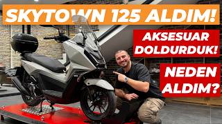 Yerli Üretim Scooter Aldım! Kymco Skytown 125 Aksesuar ve Kullanıcı İncelemesi