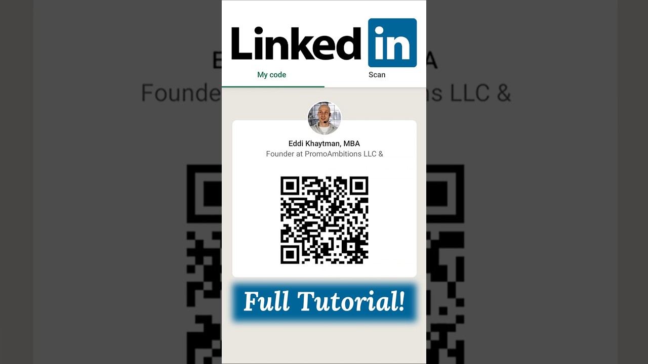 LinkedIn QR Code to Connect Easily (Full Tutorial)