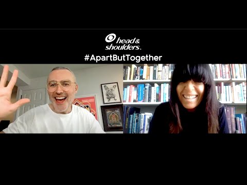 Fringe trim with Claudia Winkleman | Virtual Haircut | #ApartButTogether