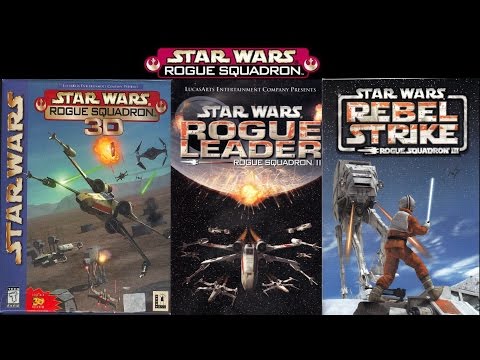 Star Wars: Rogue Squadron Trilogy Game Movie (All Cutscenes) (chronological order) HD 1080p
