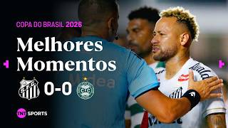 NEYMAR COLOCA BOLA NA TRAVE EM FALTA "SURPRESA" E TIME SAI VAIADO DA VILA | SANTOS 0X0 CORITIBA