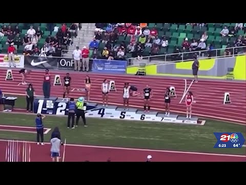 Transgender athlete receives Boo's from the crowd after winning girls 200M state title