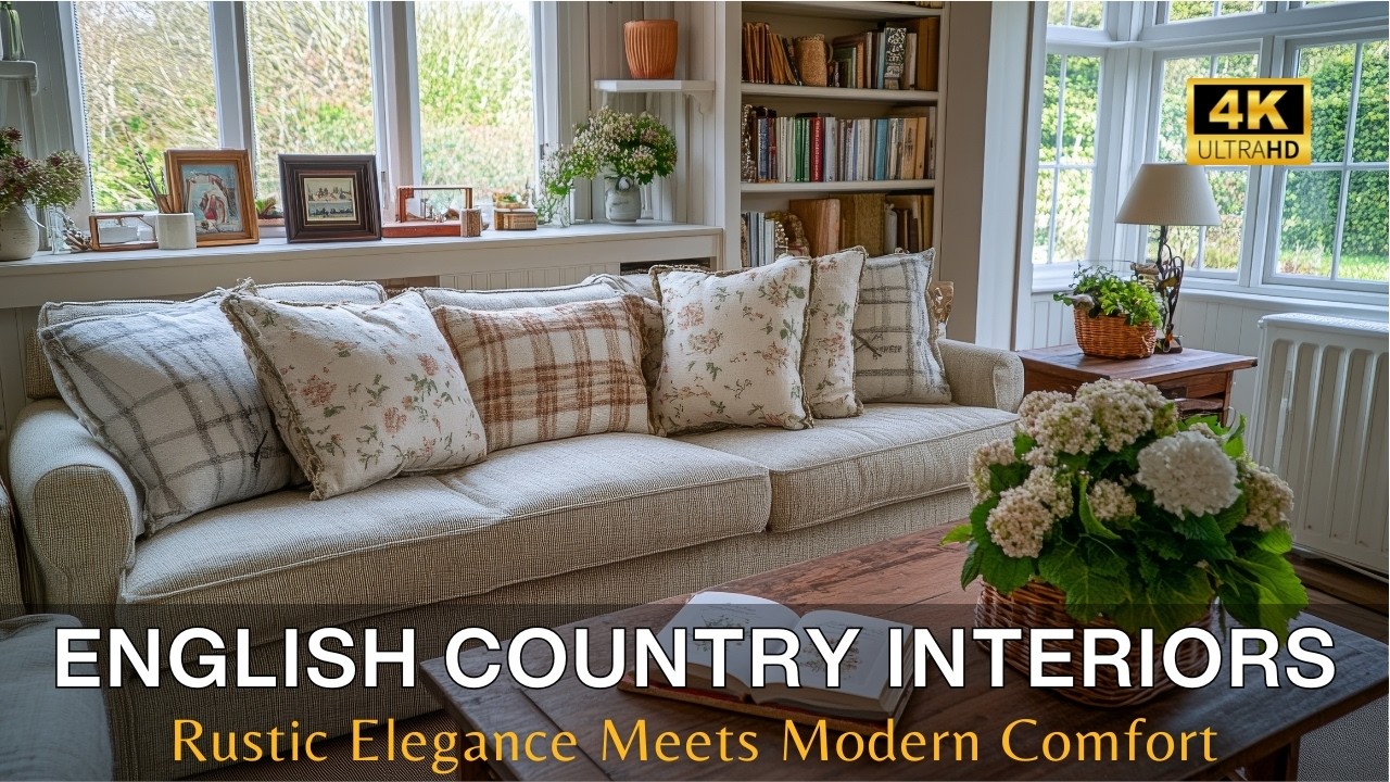 Rustic Elegance Meets Modern Comfort: A Guide to English Country Interiors