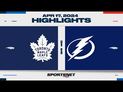 NHL Highlights | Maple Leafs vs. Lightning - April 17, 2024