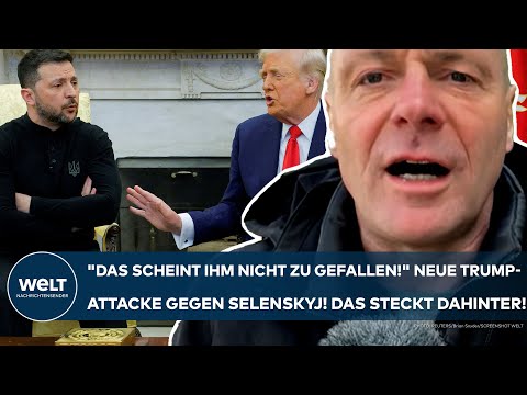 PUTINS KRIEG: "Das scheint ihm nicht zu gefallen" Trump-Attacke gegen Selenskyj! Das steckt dahinter