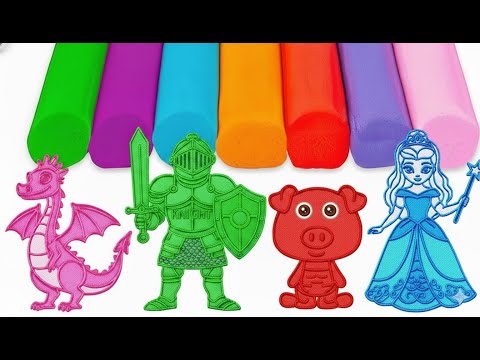 Create Fun Clay Characters! 🎨🌊 Colors & Toy Play for Toddlers