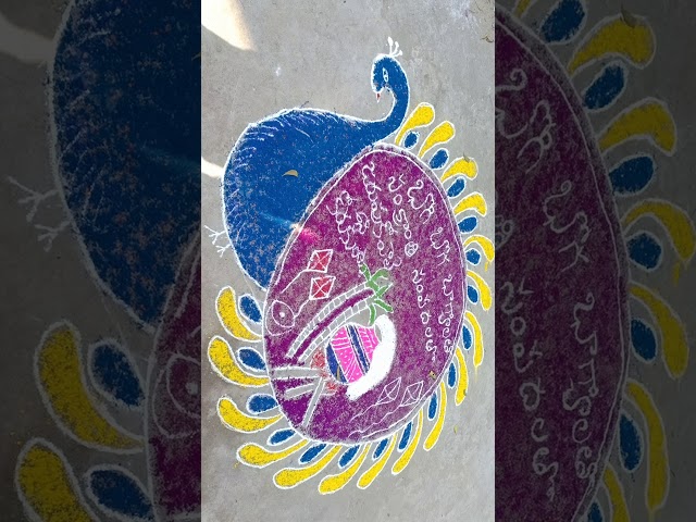 Rangoli competition for pongal by mahesh balla - video 2