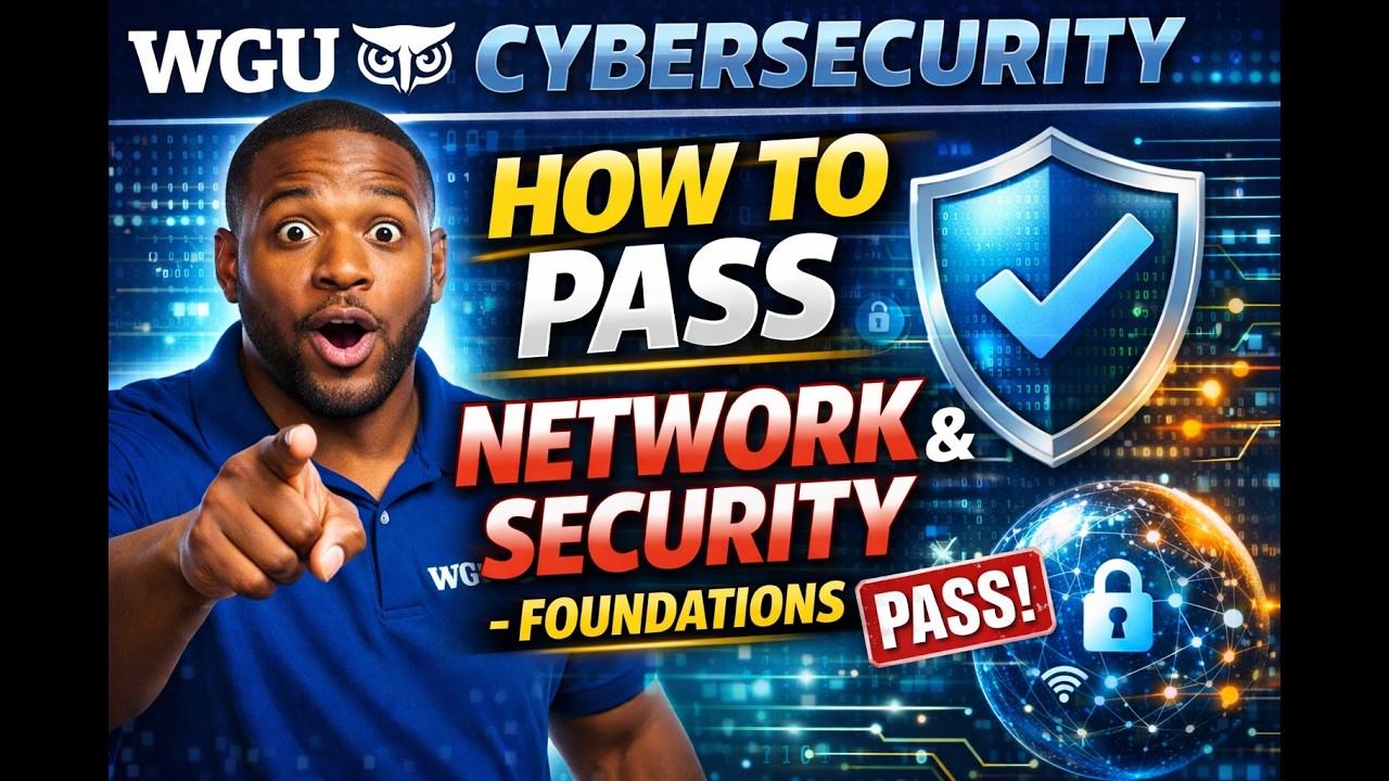 How I Passed Network and Security Foundations - D315 | WGU