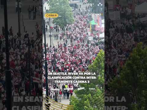 "RIVER vs INTER: así llegó la HINCHADA | Mundial de Clubes | Cadena 3 Argentina" Barra: Los Borrachos del Tablón &bull; Club: River Plate